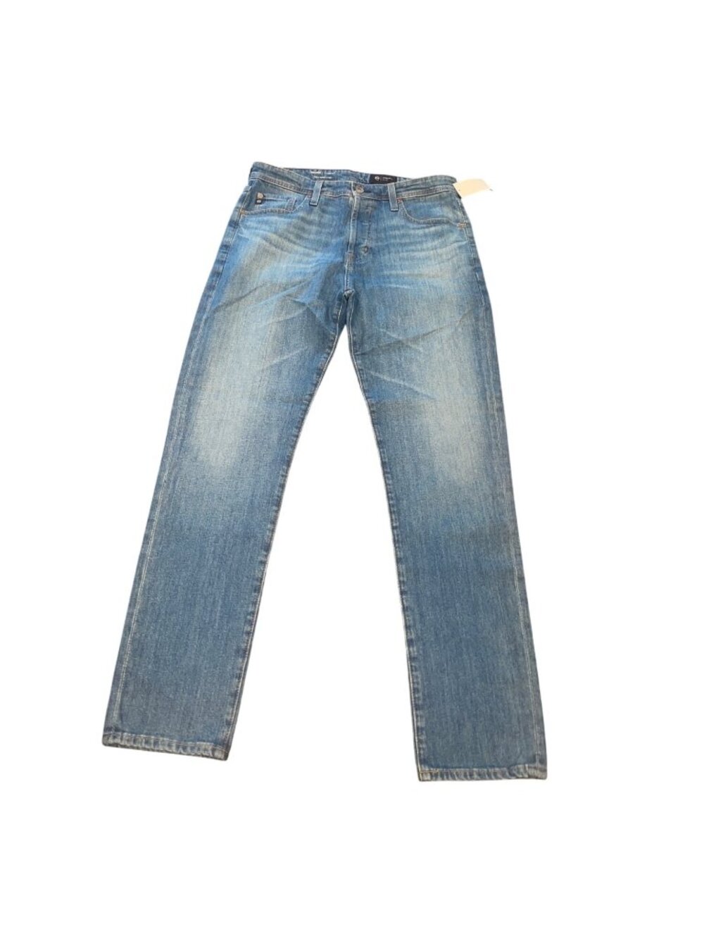 AG Pollock Vintage Slim Jean Mens 32x31 Westpoint Medium Wash Button-Fly Stretch
